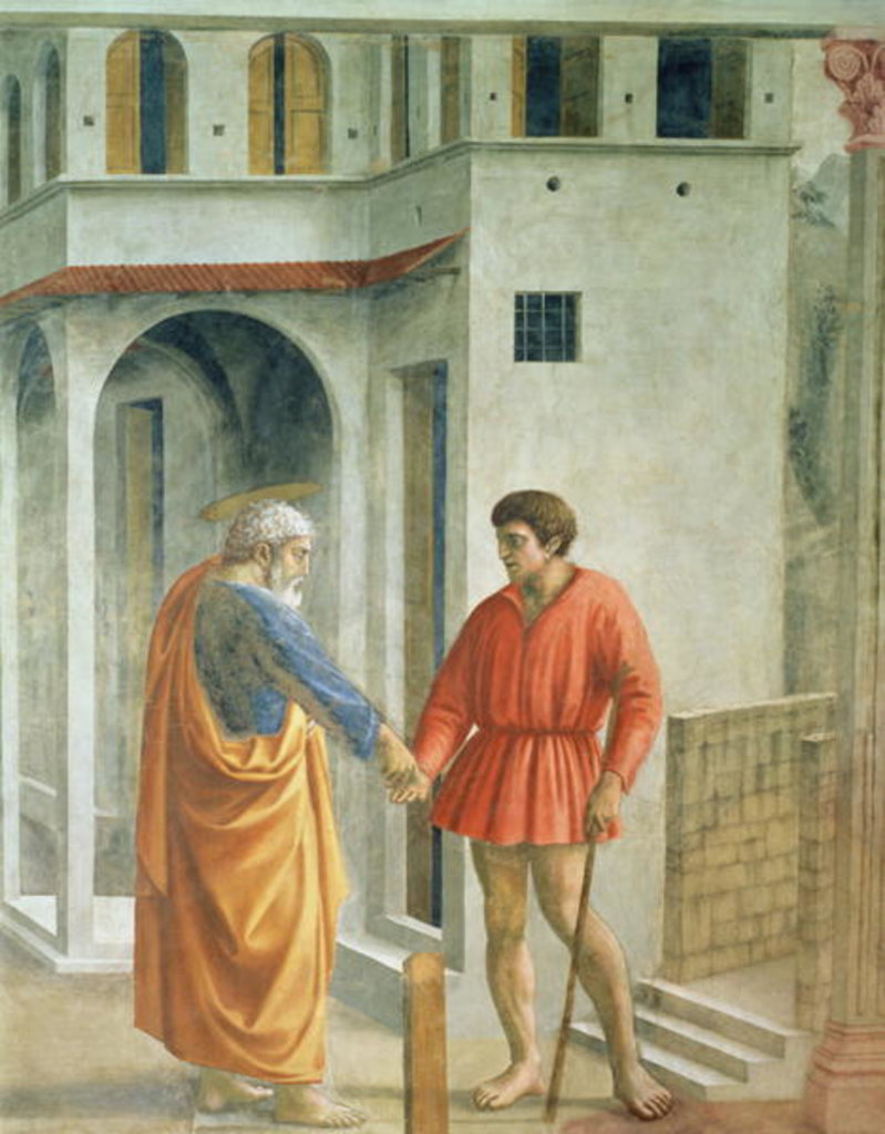 Detail of Tribute Money, c.1427 by Tommaso Masaccio