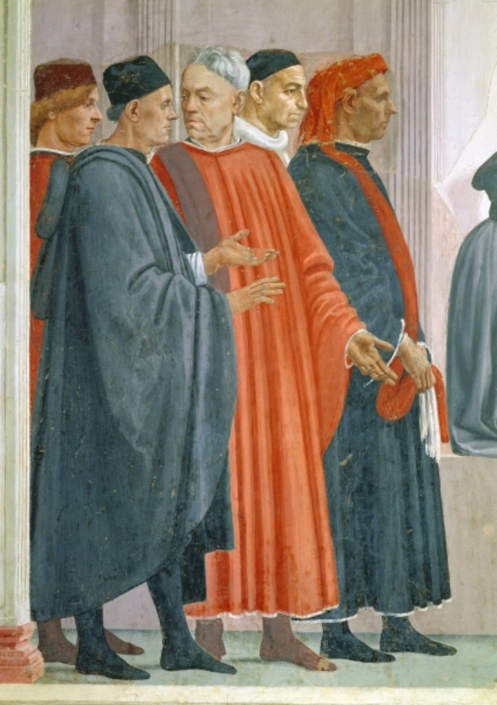 Detail of The Raising of the Son of Theophilus, King of Antioch by T. & Lippi F. (1457/8-1504) Masaccio
