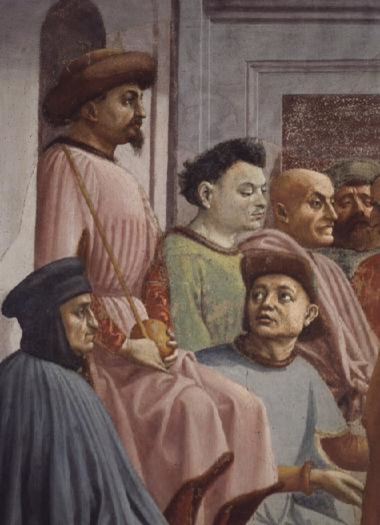 Detail of The Raising of the Son of Theophilus, King of Antioch by T. & Lippi F. Masaccio