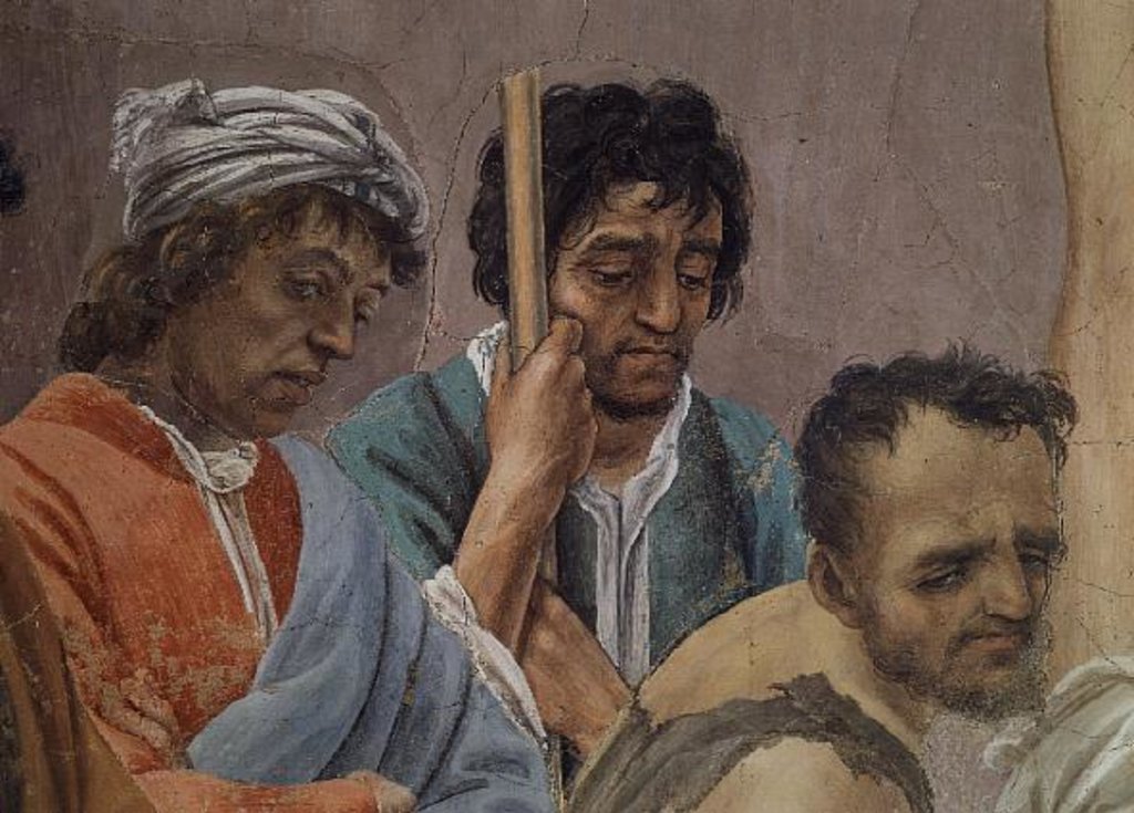Detail of The Dispute with Simon Mago, and the Crucifixion of St. Peter, c.1480 by Filippino Lippi