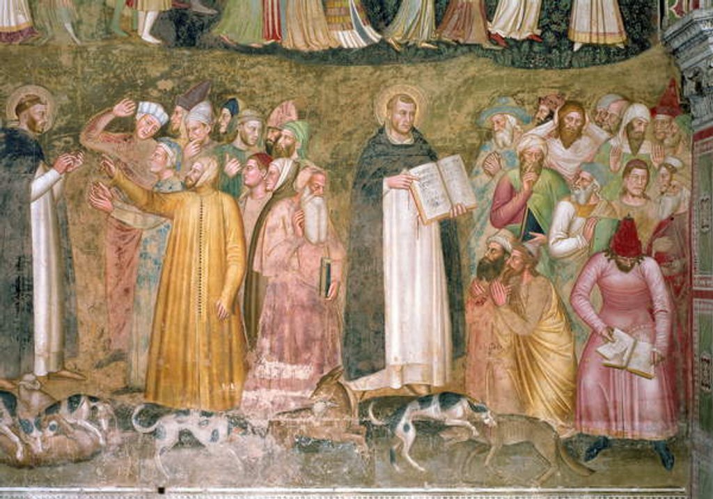 Detail of The Church Militant and Triumphant by Andrea di Bonaiuto (fl.1343-77)