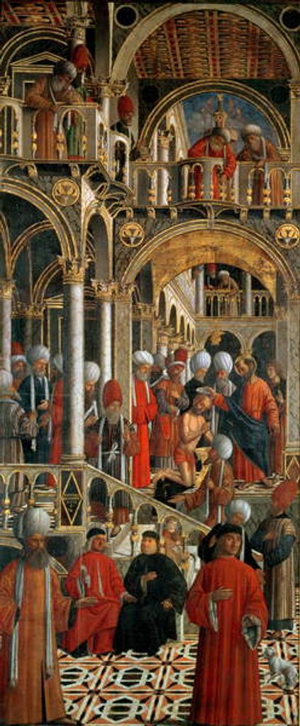 Detail of The Baptism of St. Anianus by St. Mark, c.1524 by Giovanni di Niccolo Mansueti