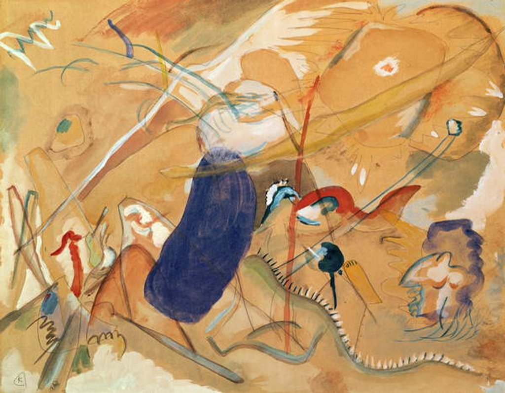 Detail of Blaricum by Wassily Kandinsky