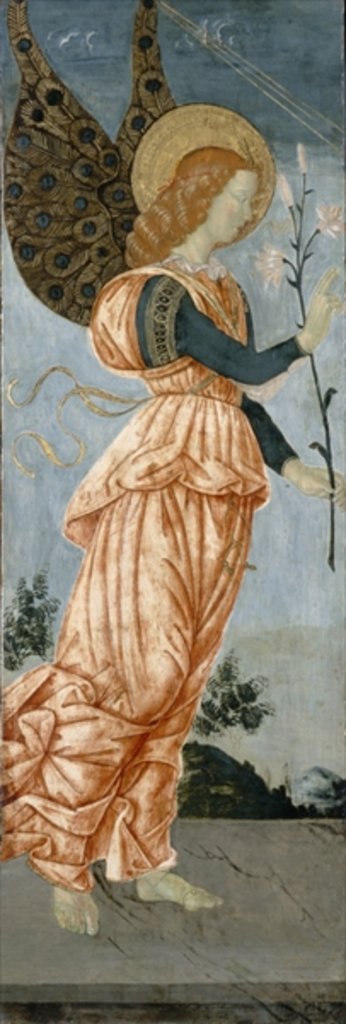 Detail of Angel of the Annunciation, c.1500 by Antoniazzo Romano