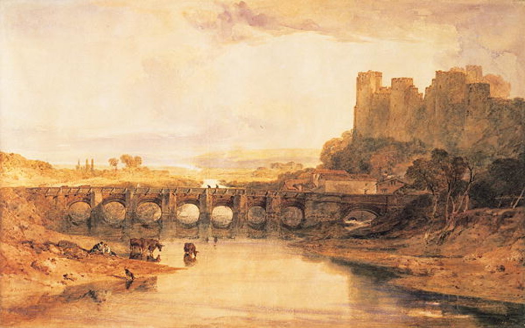 Detail of Ludlow Castle, 1800 by Joseph Mallord William Turner