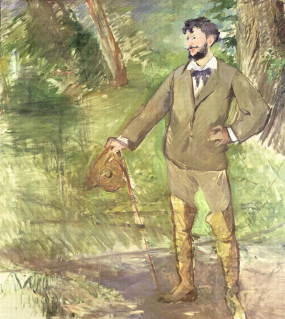 Detail of Portrait of Emile-Auguste Carolus-Duran c.1876 by Edouard Manet