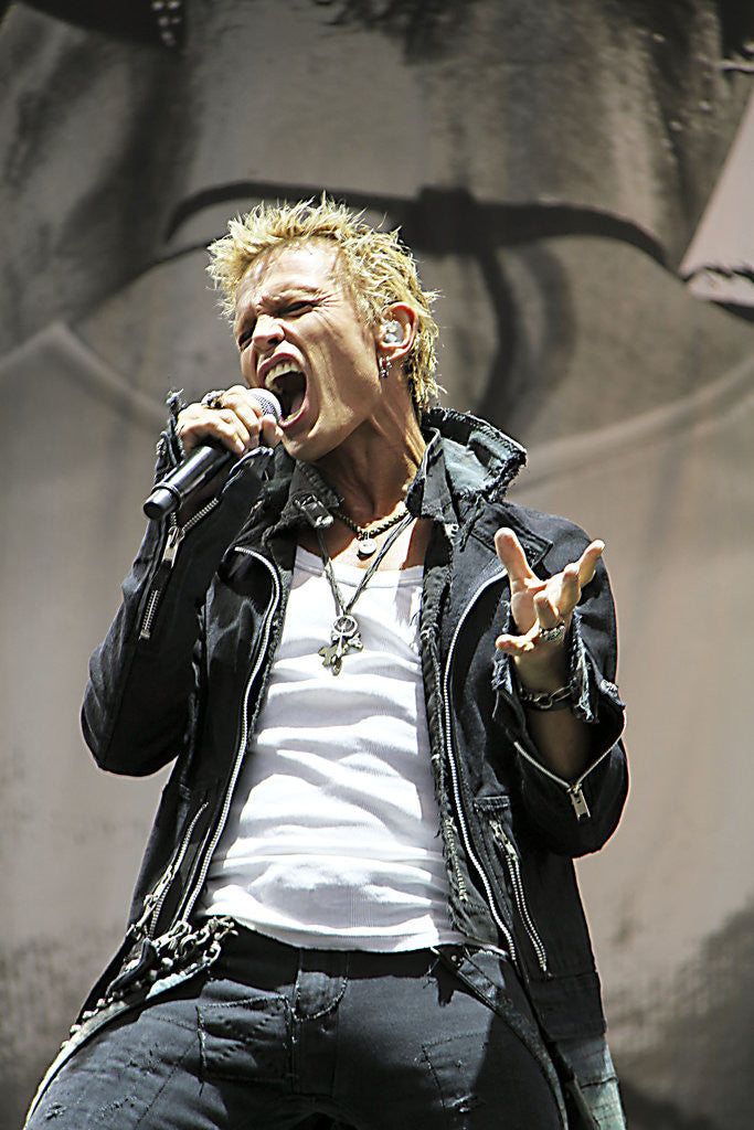 Detail of Billy Idol (2) by Karen Toftera