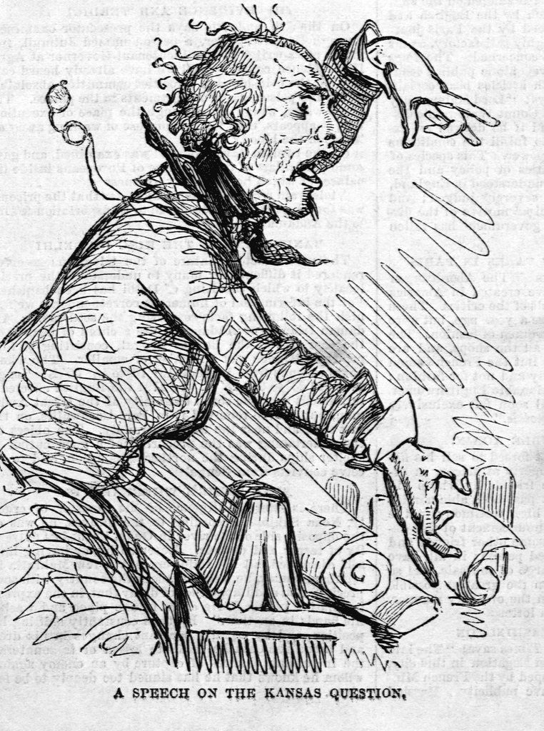 Detail of Speech on the Kansas Question by Anonymous