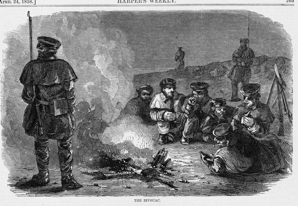 Detail of Army Camp in Utah by Anonymous