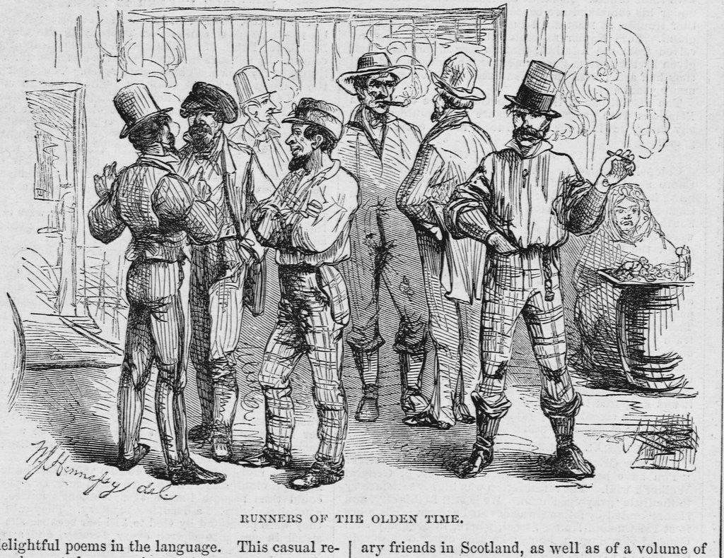 Detail of Emigrant Runners by Anonymous