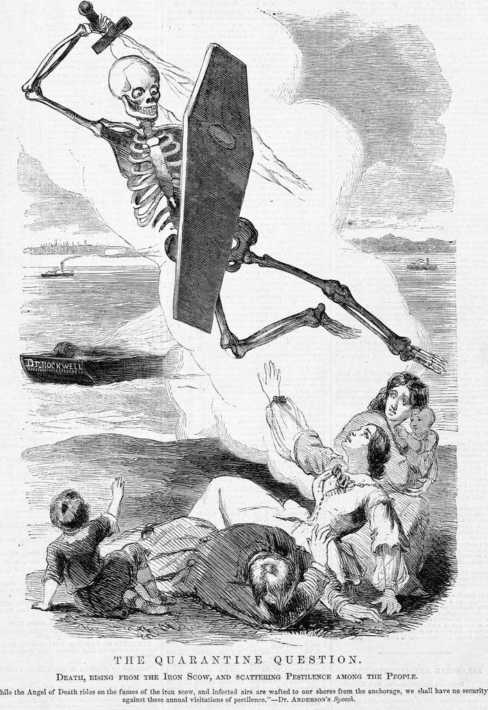 Detail of The Quarantine Question by Anonymous