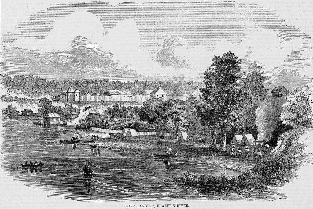 Detail of Fort Langley by Anonymous