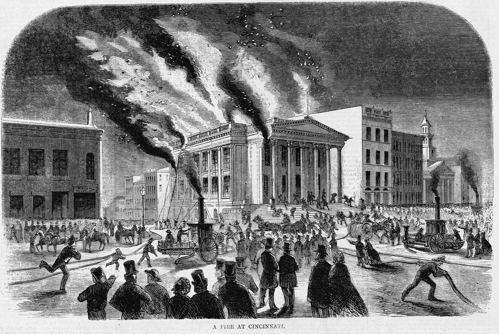 Detail of Cincinnati Fire by Anonymous