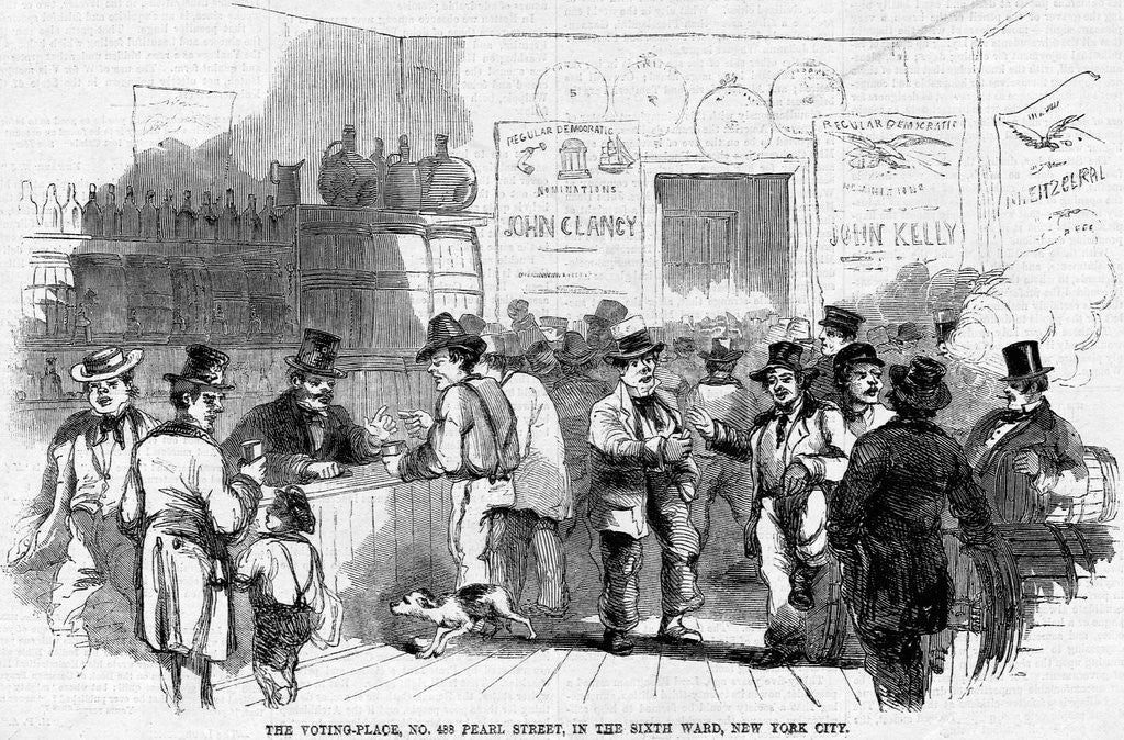 Detail of The Voting Place by Anonymous