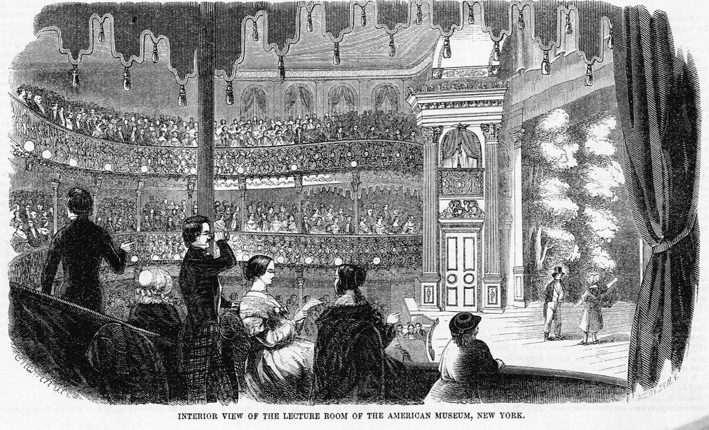 Detail of Interior of P.T. Barnum's American Museum by Anonymous