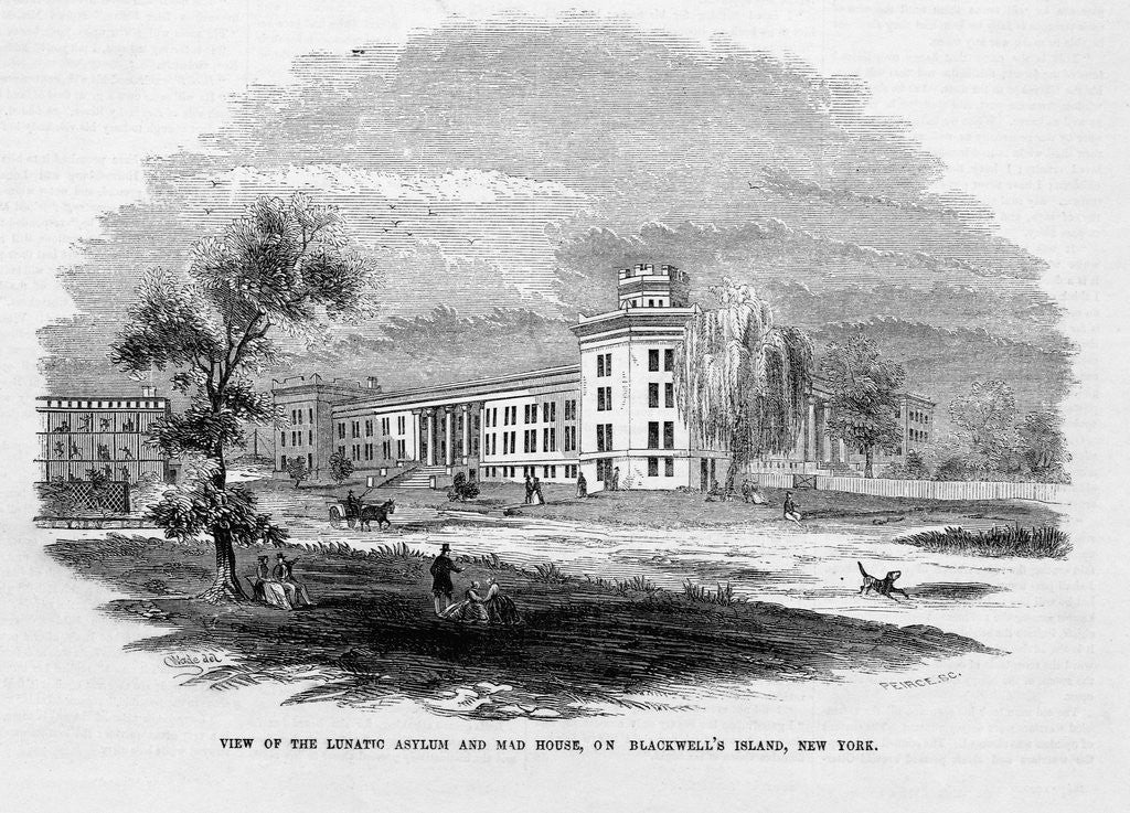 Detail of Blackwell Island Lunatic Asylum by Anonymous