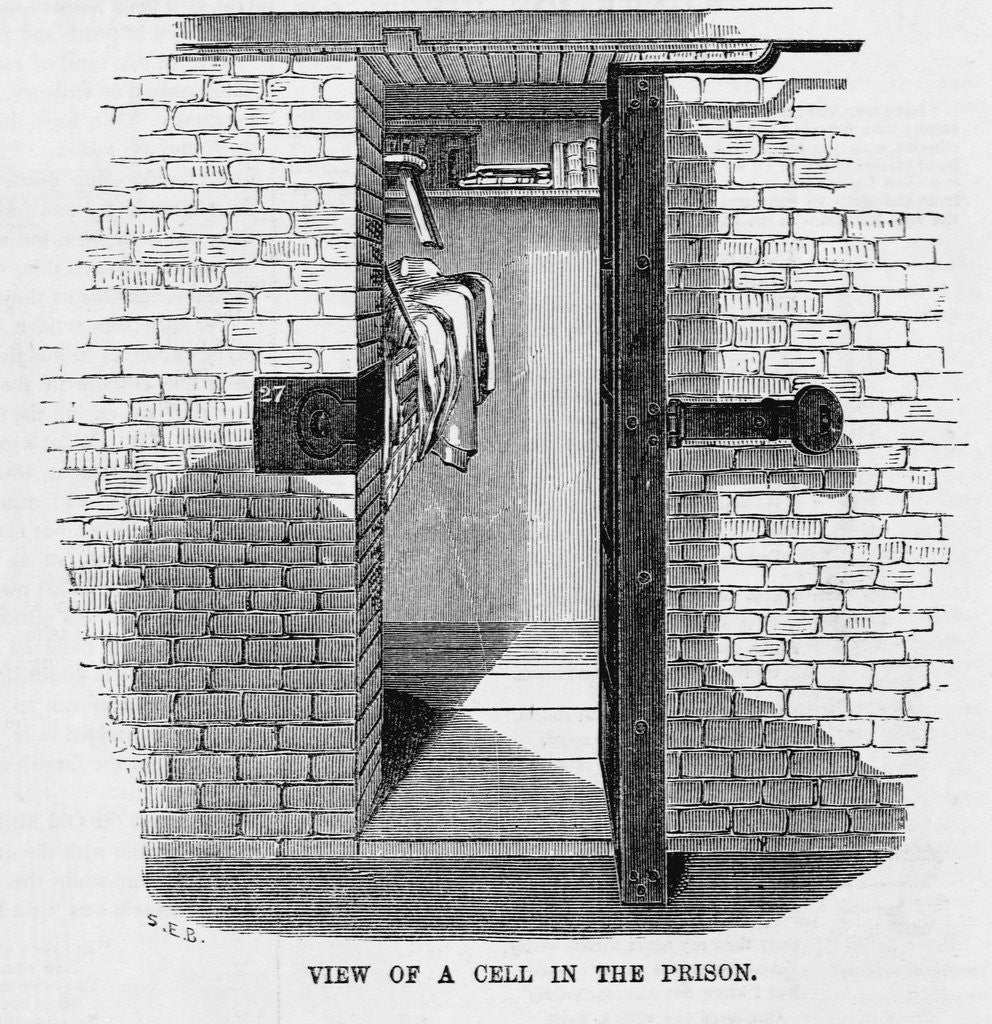 Detail of Cell at Massachusetts State Prison by Anonymous