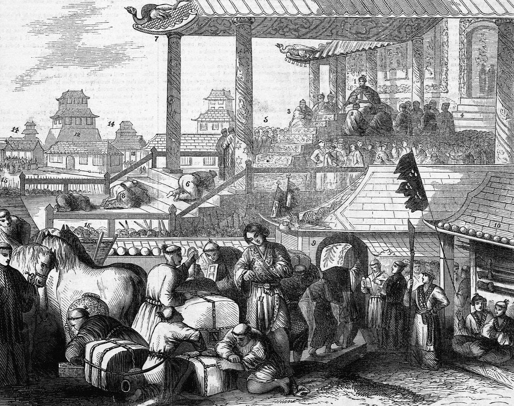 Detail of Emperior of Japan's Throne by Anonymous