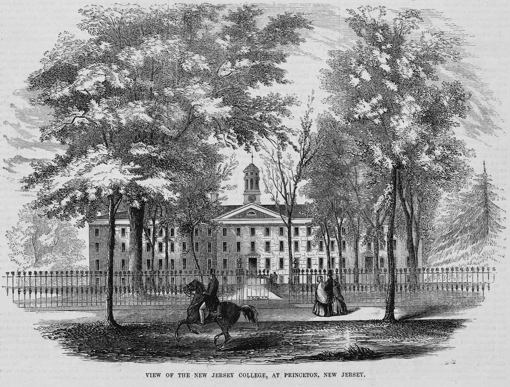 Detail of Princeton College by Anonymous