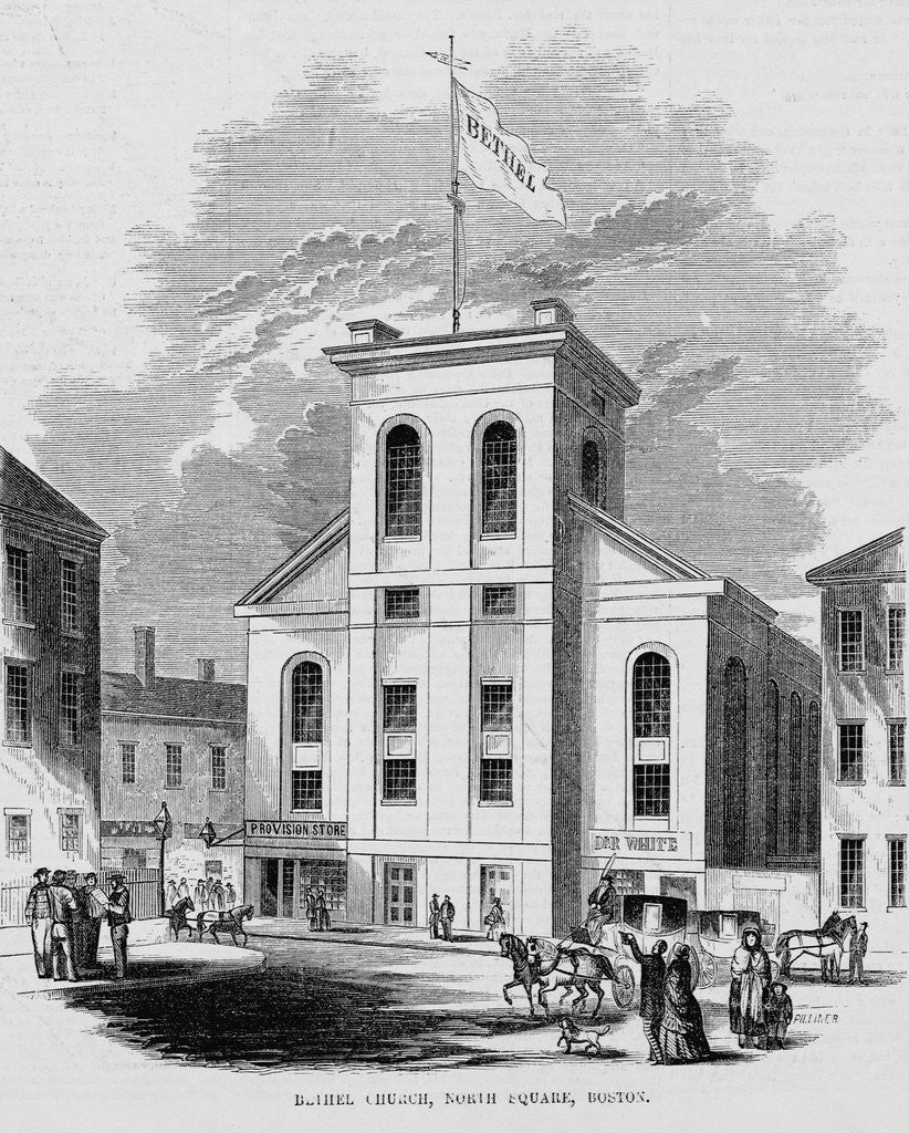 Detail of Bethel Church in Boston by Anonymous
