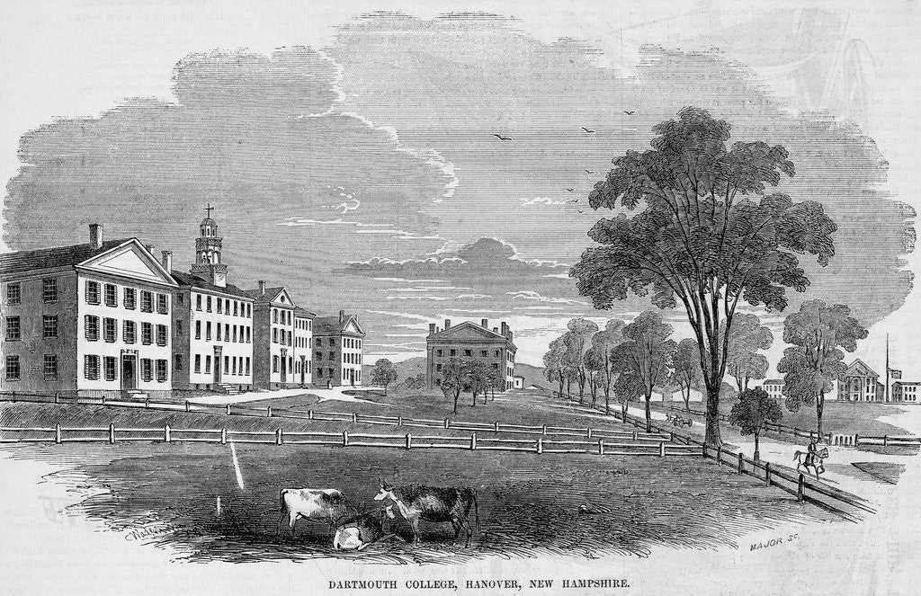 Detail of Dartmouth College, New Hampshire by Anonymous