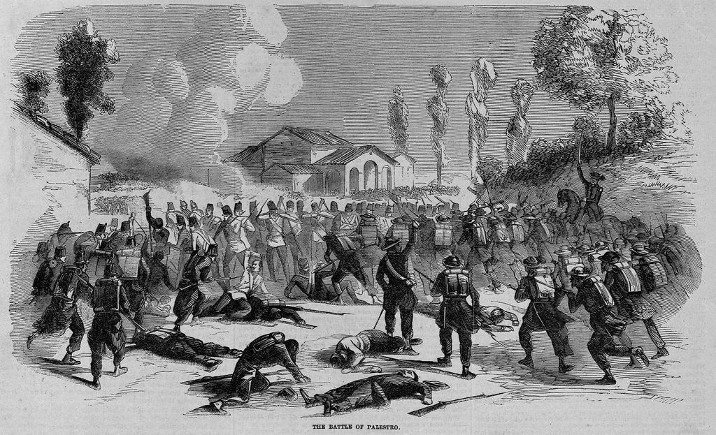 Detail of Battle of Palestro by Anonymous