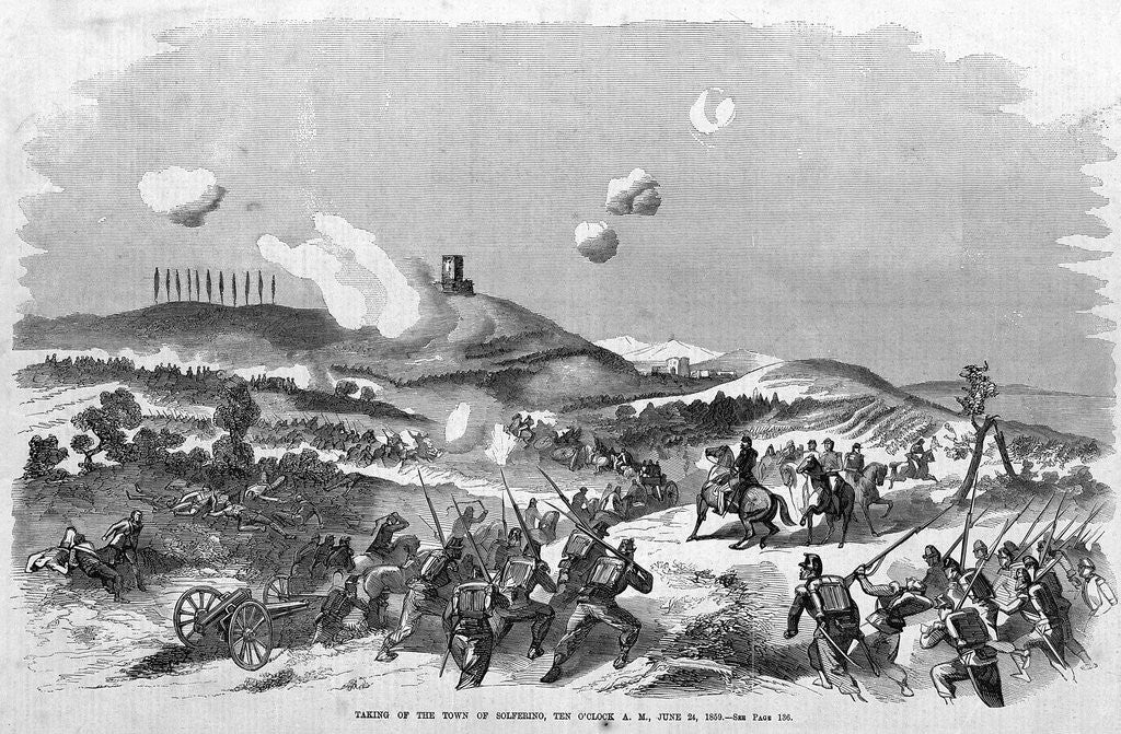 Detail of Battle of Solferino, 1859 by Corbis