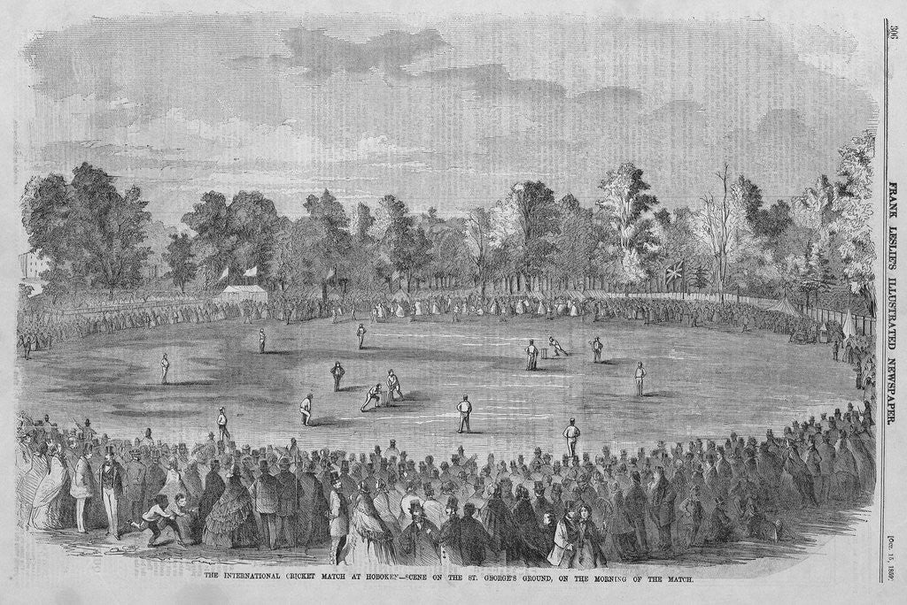 Detail of International Cricket Match by Anonymous