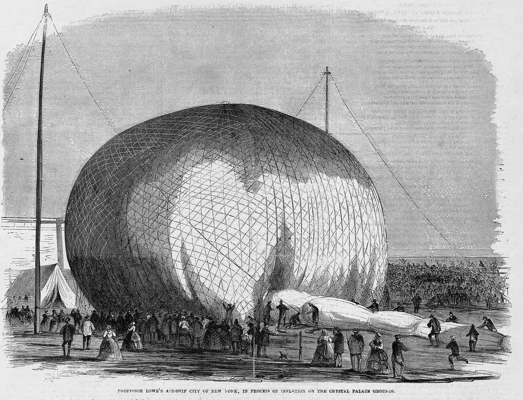 Detail of Professor Lowe's Balloon by Anonymous