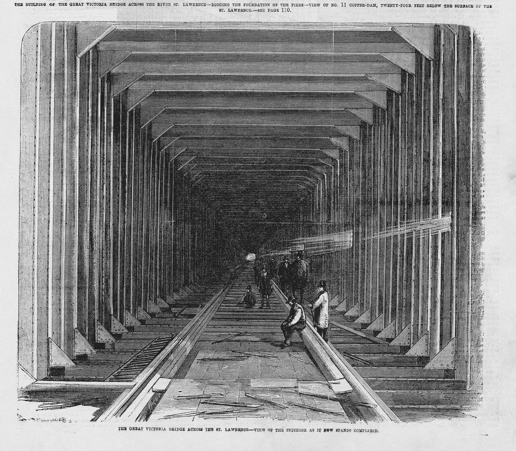 Detail of Victoria Bridge Interior by Anonymous