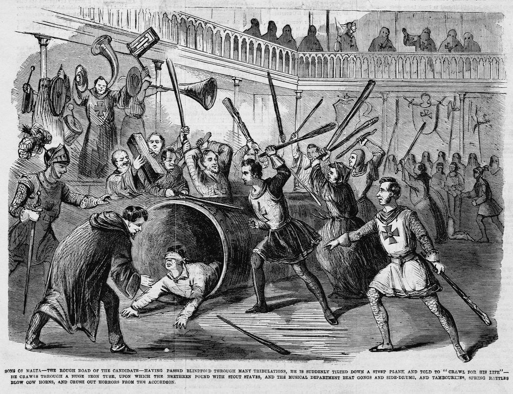 Detail of Sons of Malta Initiation by Anonymous