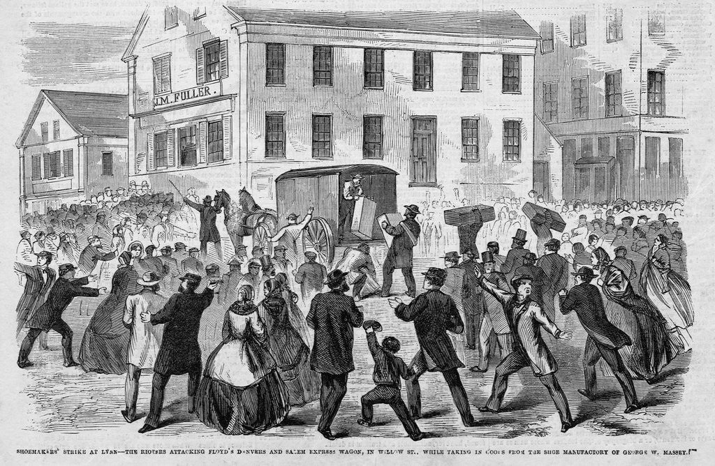Detail of Shoemakers' Strike by Anonymous