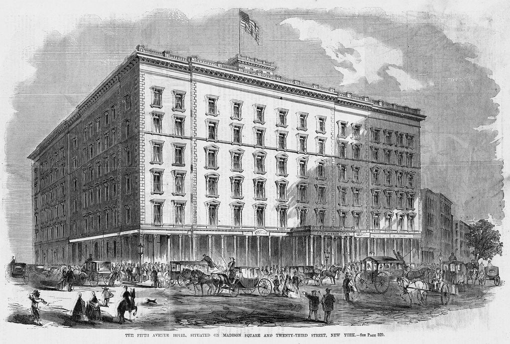 Detail of Fifth Avenue Hotel by Corbis