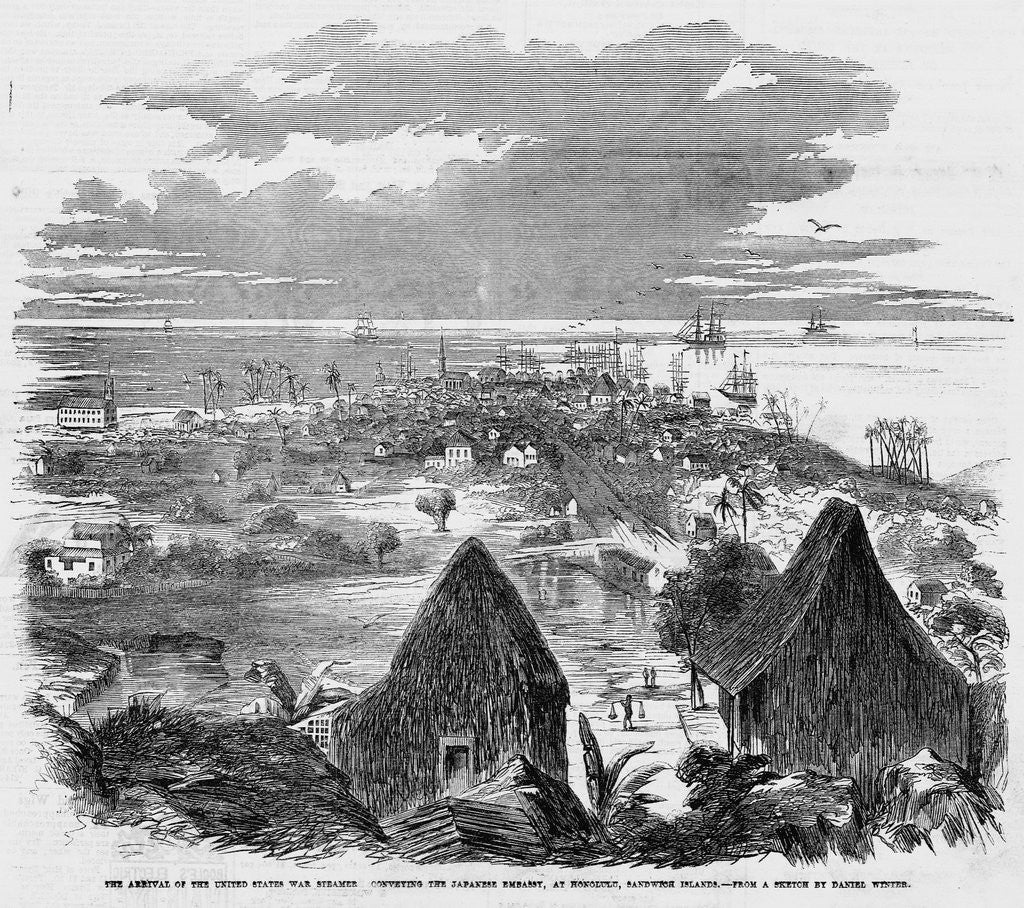 Detail of Honolulu, Sandwich Islands by Anonymous