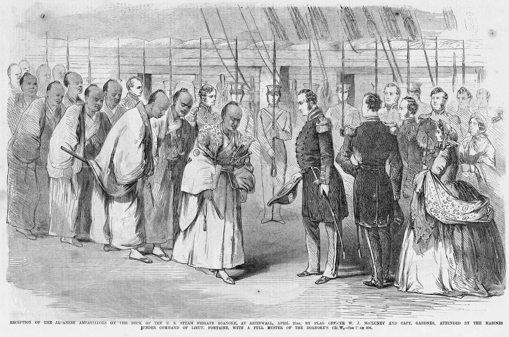 Detail of Meeting Japanese Ambassadors by Anonymous