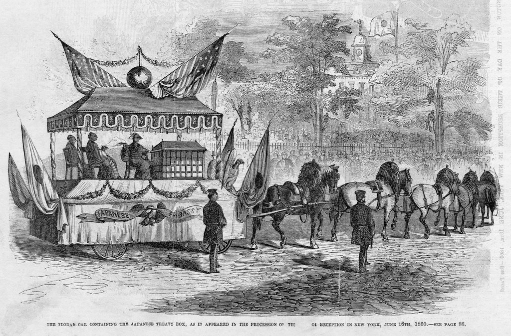 Detail of Japanese Treaty in New York by Anonymous