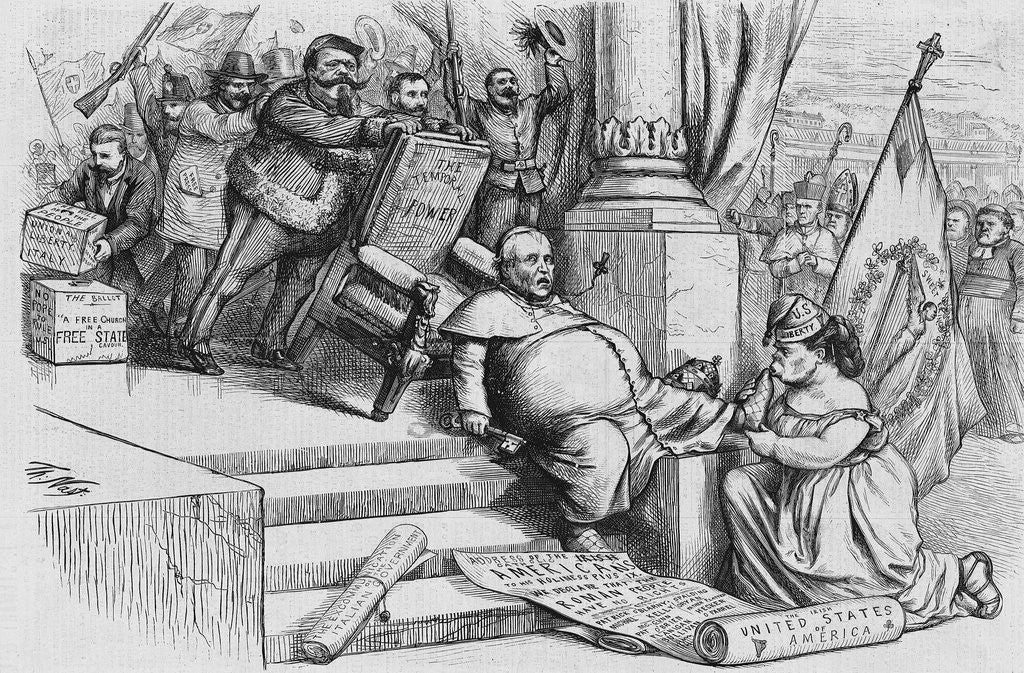 Detail of Unseating the Pope by Anonymous