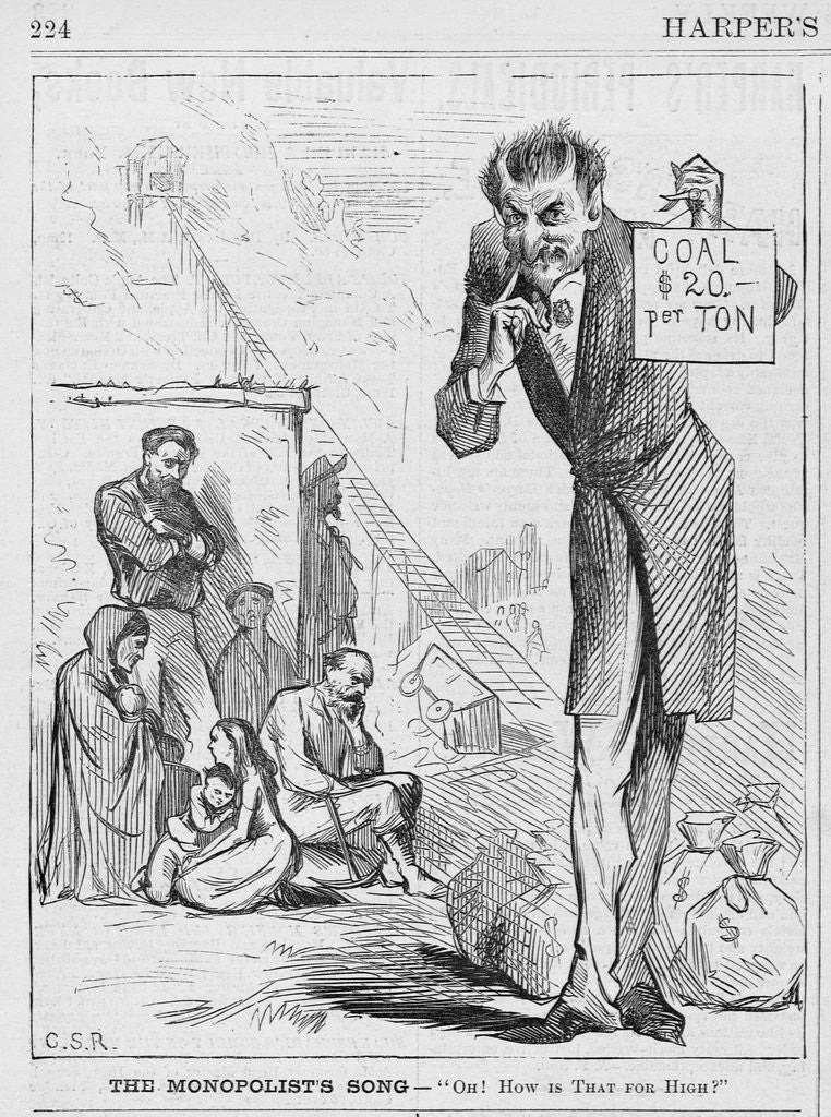 Detail of Coal Monopoly by Anonymous