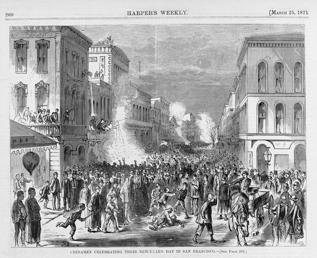 Detail of Chinese New Year Celebration by Anonymous