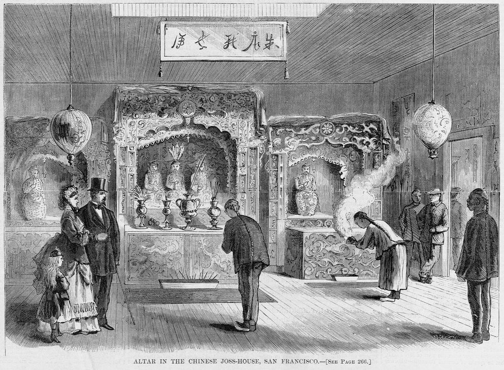 Detail of Chinese Shrine in San Francisco, California by Anonymous
