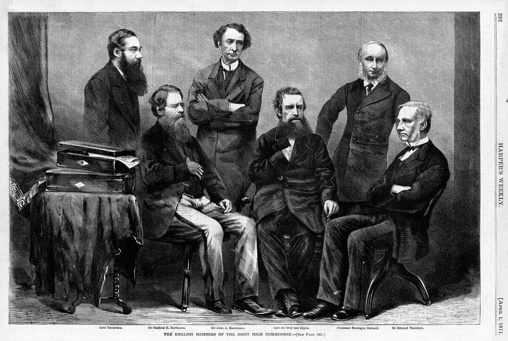 Detail of English Members of the Joint High Commission by Anonymous
