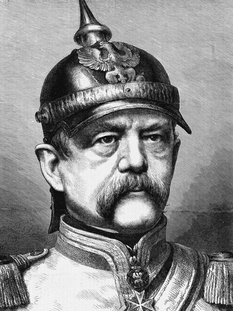 Detail of Portrait of Otto von Bismark by Corbis