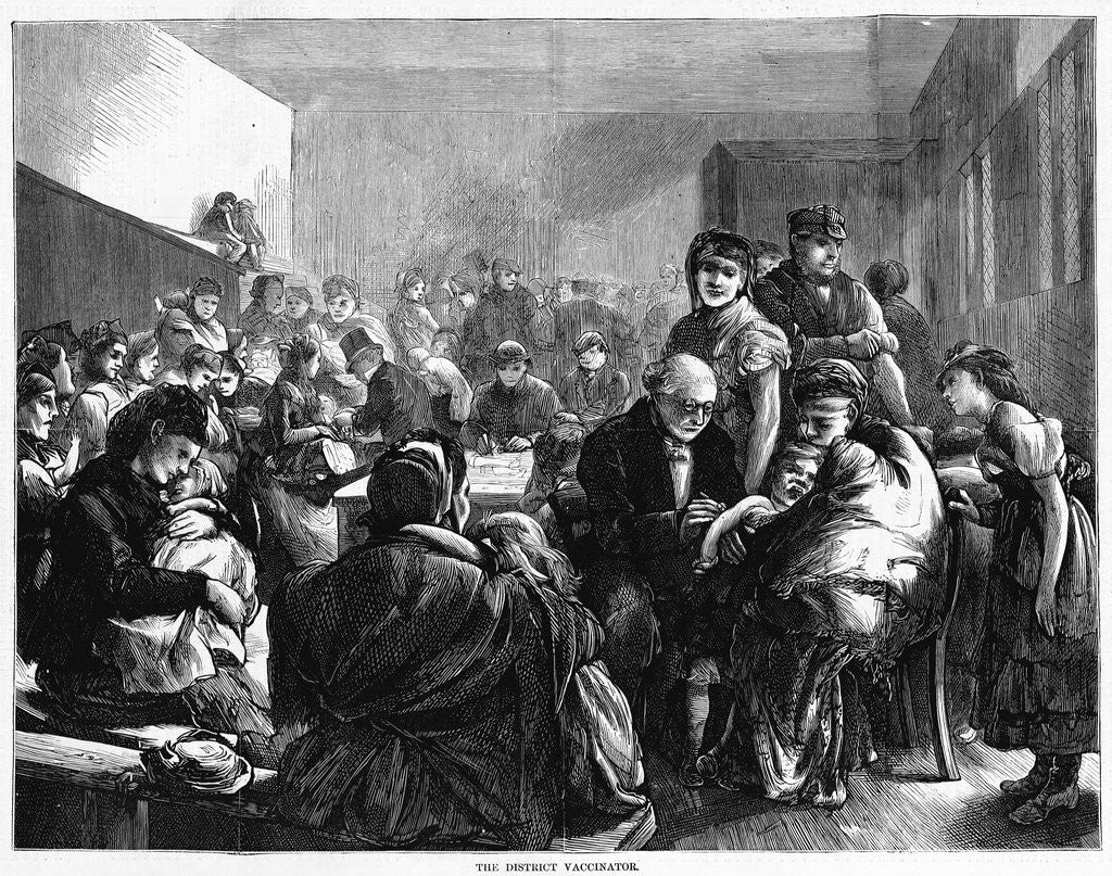 Detail of The District Vaccinator Illustration by Anonymous