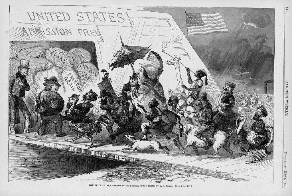 Detail of Emigration to America by Anonymous