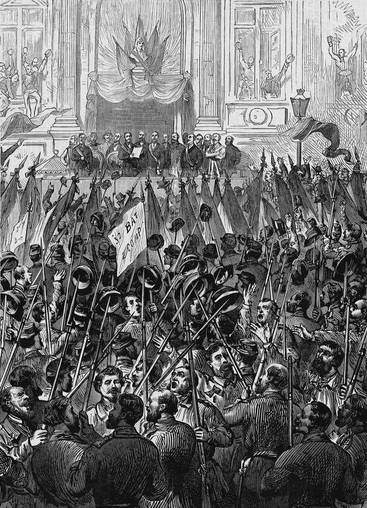 Detail of Meeting of the Commune by Anonymous