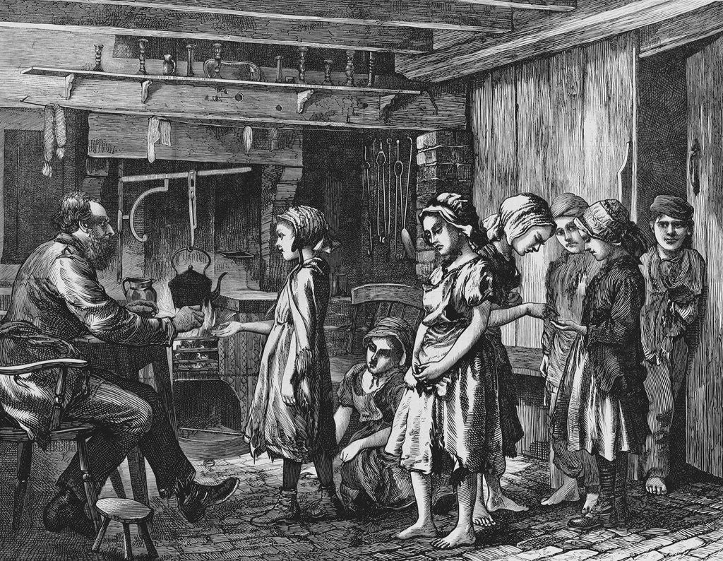 Detail of Children Paying Innkeeper by Anonymous