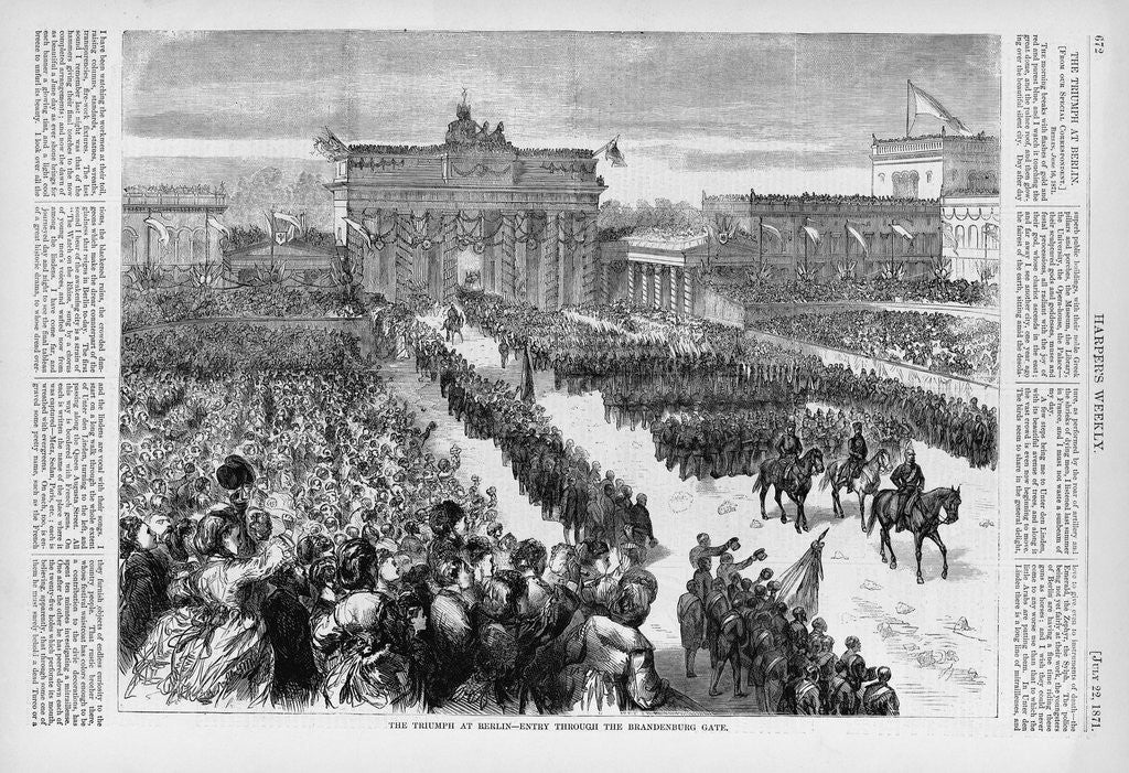 Detail of German Victory Parade by Anonymous