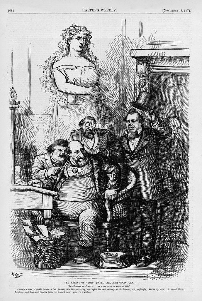 Detail of Lampoon of the Tammany Society by Anonymous