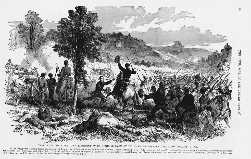 Detail of Battle at Wilson's Creek by Anonymous