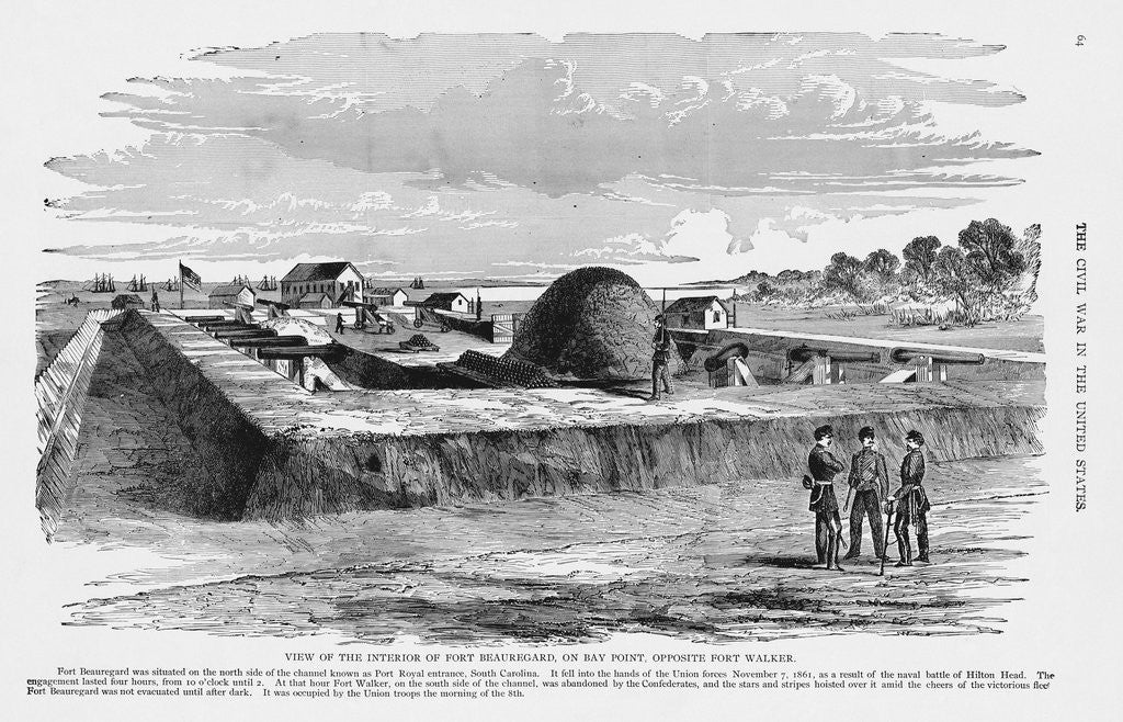 Detail of Fort Beauregard by Anonymous